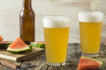 Cerveza y sandía